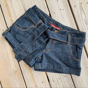 Guess Jeans Cuffed Denim Shorts
